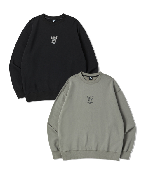 LIFE WORK（ライフワーク）の「Wストライプスウェット（スウェット・メンズ・チャコールグレー/ブラック・X-SMALL/S/M/L）」の3枚目の写真