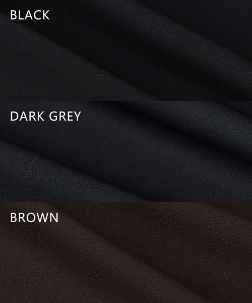 UNITED TOKYO（ユナイテッドトウキョウ）の「【新作】Super120s Wool Relax Trousers｜｜秋服/オフィスカジュアル/セットアップ/オケージョン/ストレッチ/細見え/ワイドパンツ（その他パンツ・レディース・ブラウン/ブラック/ダークグレー・1/2）」の8枚目の写真