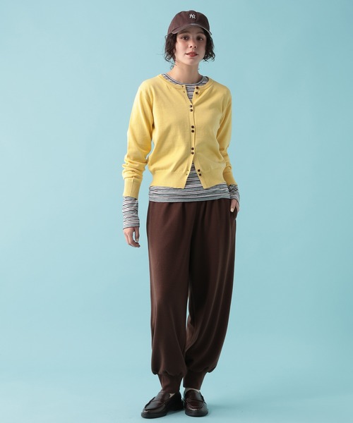 GEORGE'S(ジョージズ)の「【MULTI PALETTE】ニットカーディガン(カーディガン/ボレロ・レディース・レッド/ブルー/ピンク/ブラック/グレー/イエロー/オフホワイト/ブラウン・FREE)」の19枚目の写真