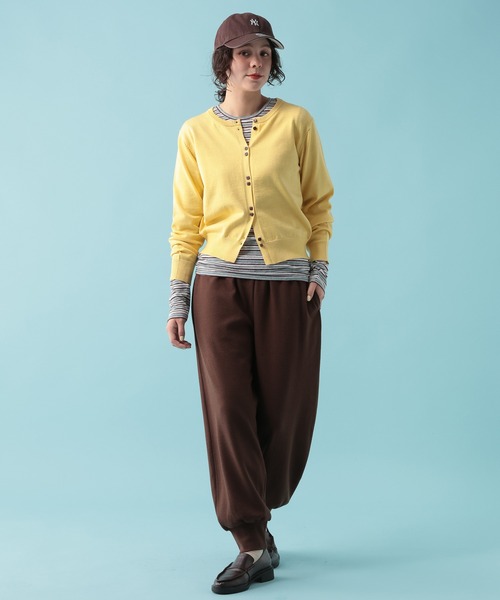 GEORGE'S(ジョージズ)の「【MULTI PALETTE】ニットカーディガン(カーディガン/ボレロ・レディース・レッド/ブルー/ピンク/ブラック/グレー/イエロー/オフホワイト/ブラウン・FREE)」の20枚目の写真