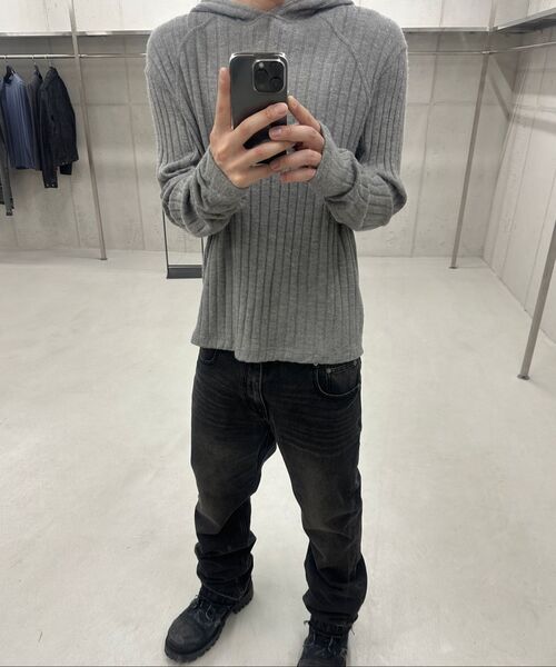KICHUL（キチョル）の「ローキー フレアデニムパンツ（グレー）（デニムパンツ・レディース・その他・SMALL/MEDIUM/LARGE）」の7枚目の写真