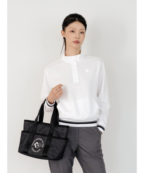 NITINA(ニティナ)の「エアウォームハーフネックTシャツ WH(Tシャツ/カットソー・レディース・ホワイト・SMALL/MEDIUM)」の4枚目の写真
