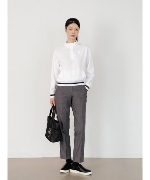 NITINA(ニティナ)の「エアウォームハーフネックTシャツ WH(Tシャツ/カットソー・レディース・ホワイト・SMALL/MEDIUM)」の6枚目の写真