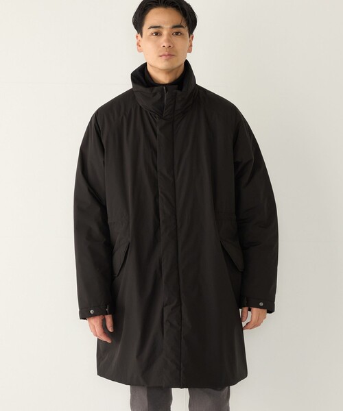 SHIPS Colors（シップス カラーズ）の「〈撥水・防風・防花粉〉All Weather Tex パディング モッズコート◆（モッズコート・メンズ・ブラック/オリーブ・LARGE/MEDIUM/X-LARGE）」の21枚目の写真
