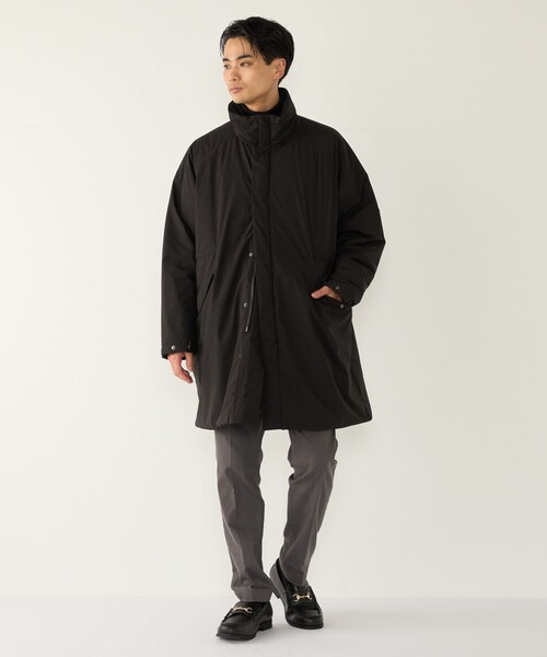 SHIPS Colors（シップス カラーズ）の「〈撥水・防風・防花粉〉All Weather Tex パディング モッズコート◆（モッズコート・メンズ・ブラック/オリーブ・LARGE/MEDIUM/X-LARGE）」の10枚目の写真