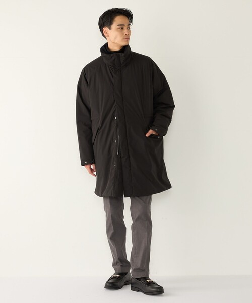 SHIPS Colors（シップス カラーズ）の「〈撥水・防風・防花粉〉All Weather Tex パディング モッズコート◆（モッズコート・メンズ・ブラック/オリーブ・LARGE/MEDIUM/X-LARGE）」の12枚目の写真