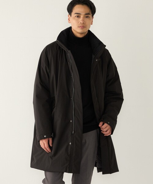 SHIPS Colors（シップス カラーズ）の「〈撥水・防風・防花粉〉All Weather Tex パディング モッズコート◆（モッズコート・メンズ・ブラック/オリーブ・LARGE/MEDIUM/X-LARGE）」の13枚目の写真