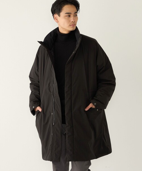 SHIPS Colors（シップス カラーズ）の「〈撥水・防風・防花粉〉All Weather Tex パディング モッズコート◆（モッズコート・メンズ・ブラック/オリーブ・LARGE/MEDIUM/X-LARGE）」の14枚目の写真