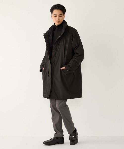 SHIPS Colors（シップス カラーズ）の「〈撥水・防風・防花粉〉All Weather Tex パディング モッズコート◆（モッズコート・メンズ・ブラック/オリーブ・LARGE/MEDIUM/X-LARGE）」の8枚目の写真
