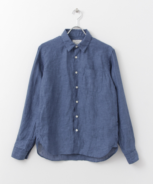 URBAN RESEARCH DOORS MENS（アーバンリサーチ ドアーズ メンズ）の「DOORS Linen LONG-SLEEVE Shirts（シャツ/ブラウス・メンズ・ブルー/ホワイト/グリーン/ストライプ/チェック・40/38）」の22枚目の写真