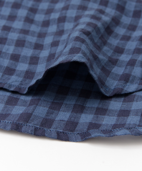 URBAN RESEARCH DOORS MENS（アーバンリサーチ ドアーズ メンズ）の「DOORS Linen LONG-SLEEVE Shirts（シャツ/ブラウス・メンズ・ブルー/ホワイト/グリーン/ストライプ/チェック・40/38）」の15枚目の写真