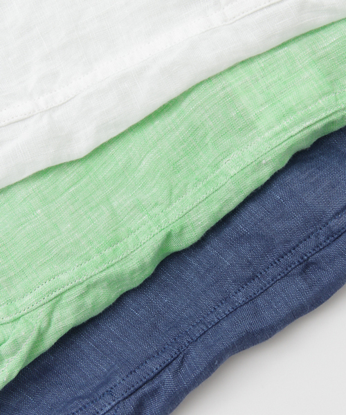 URBAN RESEARCH DOORS MENS（アーバンリサーチ ドアーズ メンズ）の「DOORS Linen LONG-SLEEVE Shirts（シャツ/ブラウス・メンズ・ブルー/ホワイト/グリーン/ストライプ/チェック・40/38）」の11枚目の写真