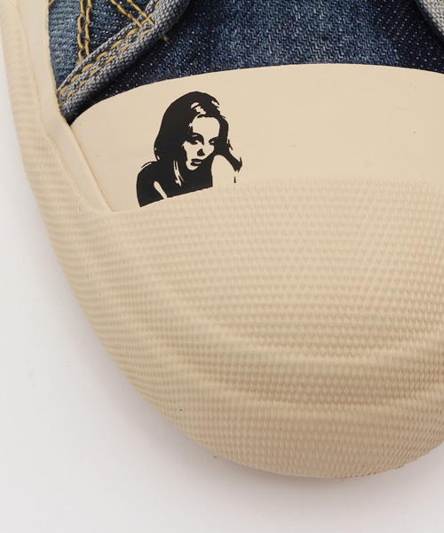 HYSTERIC GLAMOUR（ヒステリックグラマー）の「TOEプリントローカットスニーカー（スニーカー・メンズ・インディゴブルー・26cm/27cm/28cm）」の9枚目の写真