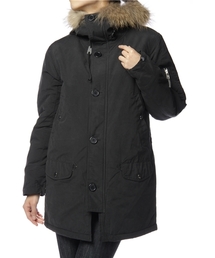 ファー付きフードモッズCT