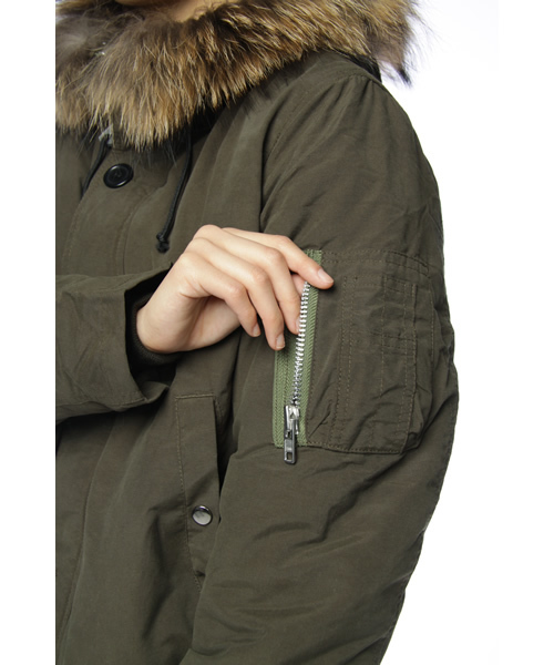 セール】ﾌｧｰ付きﾌｰﾄﾞﾓｯｽﾞCT（モッズコート）｜AZUL BY MOUSSY