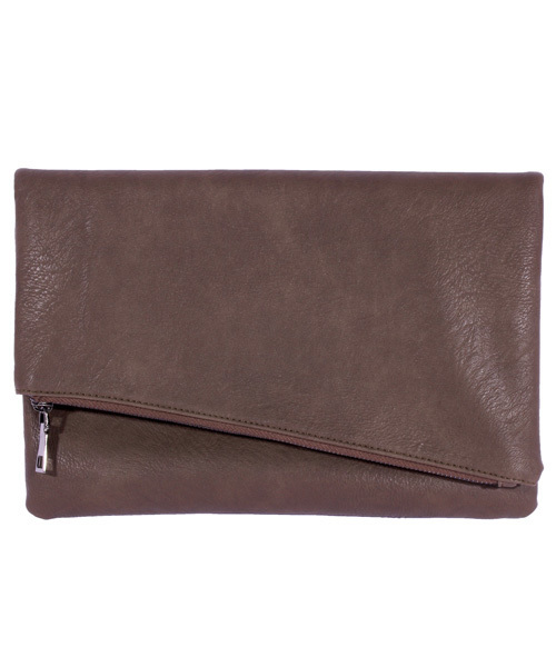 ８(eight)（エイト）の「シンプル クラッチバッグ PUレザー（クラッチバッグ・メンズ・ブラウン/ブラック・FREE）」の2枚目の写真
