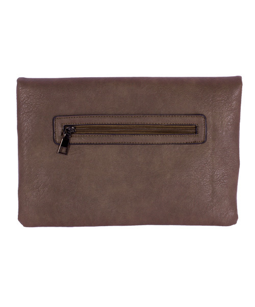 ８(eight)（エイト）の「シンプル クラッチバッグ PUレザー（クラッチバッグ・メンズ・ブラウン/ブラック・FREE）」の5枚目の写真