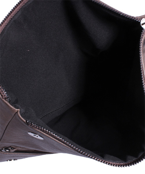 ８(eight)（エイト）の「シンプル クラッチバッグ PUレザー（クラッチバッグ・メンズ・ブラウン/ブラック・FREE）」の18枚目の写真