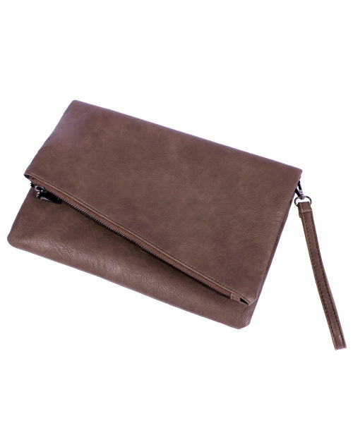 ８(eight)（エイト）の「シンプル クラッチバッグ PUレザー（クラッチバッグ・メンズ・ブラウン/ブラック・FREE）」の8枚目の写真