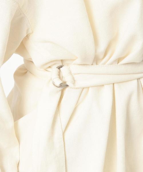 Another Edition（アナザーエディション）の「スタンドカラーシャツⅡ（シャツ/ブラウス・レディース・オフホワイト/オリーブ/ライトブルー・フリー）」の17枚目の写真