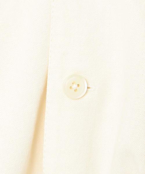 Another Edition（アナザーエディション）の「スタンドカラーシャツⅡ（シャツ/ブラウス・レディース・オフホワイト/オリーブ/ライトブルー・フリー）」の18枚目の写真