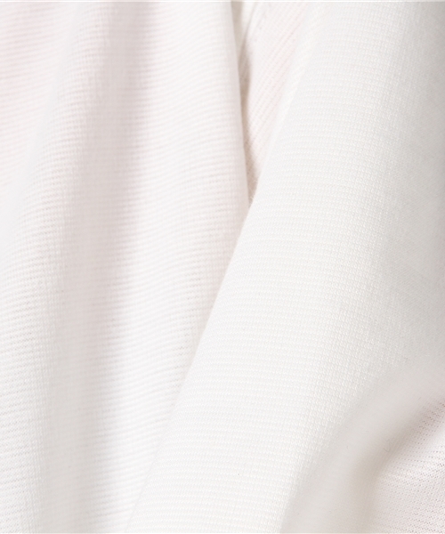 N.（N. Natural Beauty Basic）（エヌエヌナチュラルビューティーベーシック）の「ポンチボリュームスリーブカットソー（Tシャツ/カットソー・レディース・ホワイト/ネイビー/ベージュ・MEDIUM）」の7枚目の写真