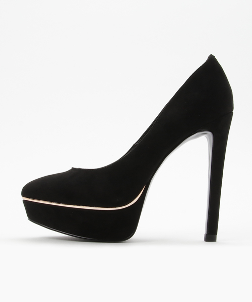CHARLES & KEITH（チャールズ & キース）の「コントラストディテールパンプス / CONTRAST DETAIL PUMPS（パンプス・レディース・ライトベージュ/ブラック・23cm/24cm/22.5cm/23.5cm/24.5cm/22cm）」の3枚目の写真
