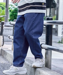 MONO-MART | ワイドテーパードバルーンデニムパンツ(10oz DENIM)(デニムパンツ)