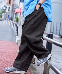 MONO-MART | ワイドテーパードバルーンデニムパンツ(10oz DENIM)(デニムパンツ)