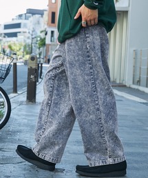 MONO-MART | ワイドテーパードバルーンデニムパンツ(10oz DENIM)(デニムパンツ)