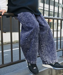 MONO-MART | ワイドテーパードバルーンデニムパンツ(10oz DENIM)(デニムパンツ)