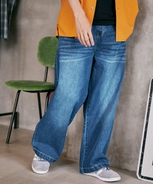 MONO-MART | ワイドテーパードバルーンデニムパンツ(10oz DENIM)(デニムパンツ)