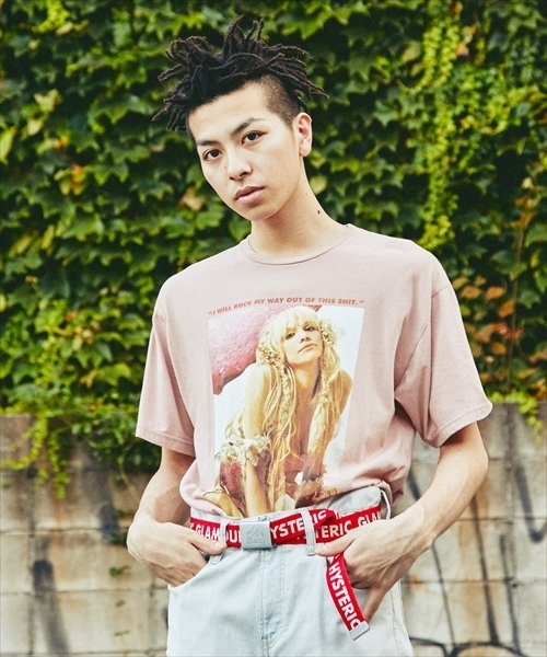 HYSTERIC GLAMOUR(ヒステリックグラマー)の「CL/I WILL ROCK MY WAY プリント Tシャツ(Tシャツ/カットソー・メンズ・ホワイト/ピンク/ブラック・SMALL/MEDIUM/LARGE/X-LARGE)」の3枚目の写真
