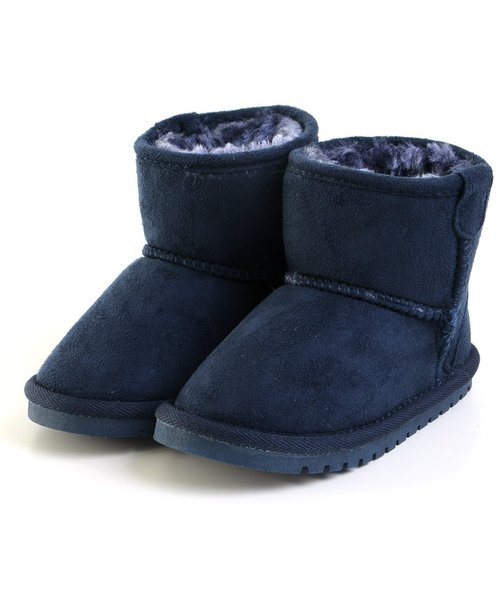 Ampersand(アンパサンド)の「トドラーボアショートブーツ(ブーツ・キッズ・ブラック/レッド/ベージュ/エメラルド/ネイビー/レインボー/ブラウン/チャコール・20/21/18/16/17/19)」の7枚目の写真