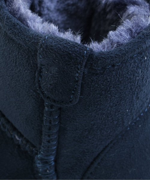 Ampersand(アンパサンド)の「トドラーボアショートブーツ(ブーツ・キッズ・ブラック/レッド/ベージュ/エメラルド/ネイビー/レインボー/ブラウン/チャコール・20/21/18/16/17/19)」の20枚目の写真