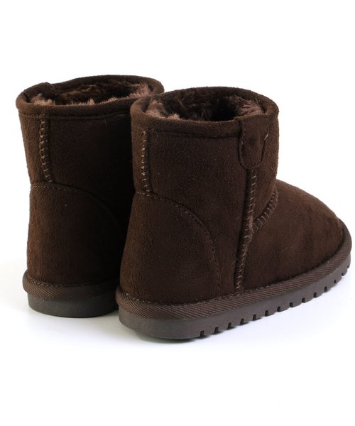 Ampersand(アンパサンド)の「トドラーボアショートブーツ(ブーツ・キッズ・ブラック/レッド/ベージュ/エメラルド/ネイビー/レインボー/ブラウン/チャコール・20/21/18/16/17/19)」の15枚目の写真