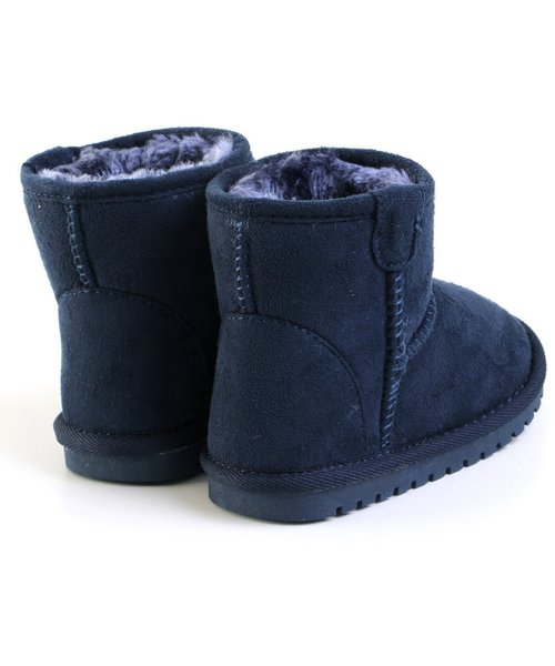 Ampersand(アンパサンド)の「トドラーボアショートブーツ(ブーツ・キッズ・ブラック/レッド/ベージュ/エメラルド/ネイビー/レインボー/ブラウン/チャコール・20/21/18/16/17/19)」の12枚目の写真