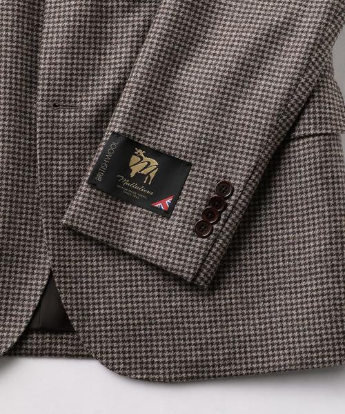 UNITED ARROWS（ユナイテッドアローズ）の「UADT ハウンドトゥース ピークド 2B ジャケット（テーラードジャケット・メンズ・ブラウン・52/42/54/46/44/50）」の10枚目の写真
