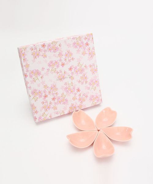 Afternoon Tea アフタヌーンティー の 花びら型小皿5枚セット 食器 Wear