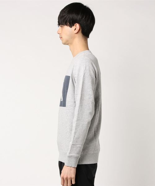 Calvin Klein Jeans（カルヴァンクラインジーンズ）の「ボックスロゴ スウェット（スウェット・メンズ・グレー/ブラック/ダークネイビー・MEDIUM/SMALL/X-LARGE/LARGE）」の4枚目の写真