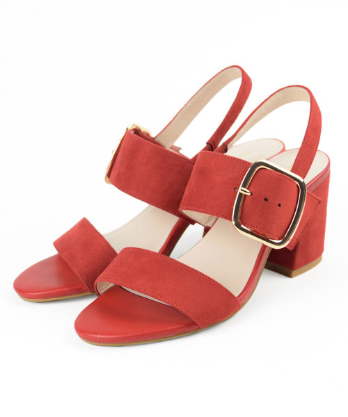 ORiental TRaffic（オリエンタルトラフィック）の「春夏★バックルモチーフサンダル★8212（サンダル・レディース・ブラック/グレー/レッド・L/M/S/LL/3L/SS）」の6枚目の写真