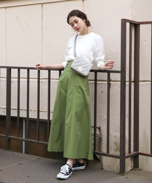 PAGEBOY（ページボーイ）の「【WEB限定】ワッフル7分袖プルオーバー（Tシャツ/カットソー・レディース・ホワイト/ブラック/アイボリー・FREE）」の11枚目の写真