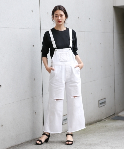 PAGEBOY（ページボーイ）の「【WEB限定】ワッフル7分袖プルオーバー（Tシャツ/カットソー・レディース・ホワイト/ブラック/アイボリー・FREE）」の14枚目の写真