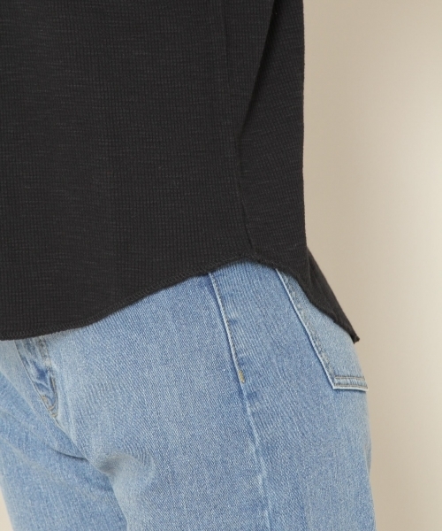 PAGEBOY（ページボーイ）の「【WEB限定】ワッフル7分袖プルオーバー（Tシャツ/カットソー・レディース・ホワイト/ブラック/アイボリー・FREE）」の22枚目の写真