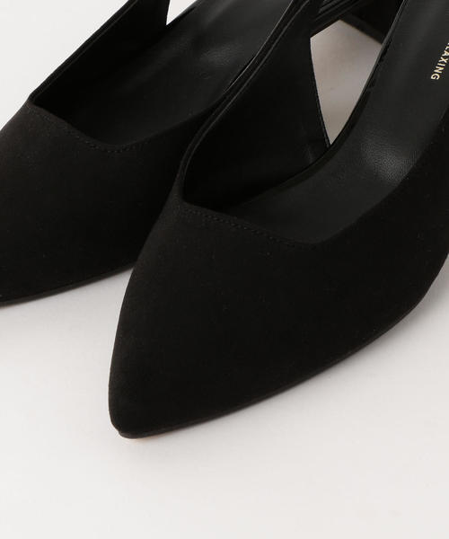 green label relaxing（グリーンレーベルリラクシング）の「KFC ポインテッドバックバンド パンプス（3.5cmヒール） ◆（パンプス・レディース・ブラック/ブラウン/ワインレッド・S/M/L）」の10枚目の写真