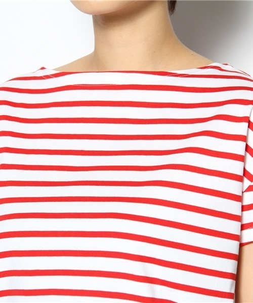 ORCIVAL（オーシバル）の「[ORCIVAL(オーシバル)] 40/2BOR S/S POカットソー（Tシャツ/カットソー・レディース・レッド/ロイヤルブルー・フリー）」の6枚目の写真