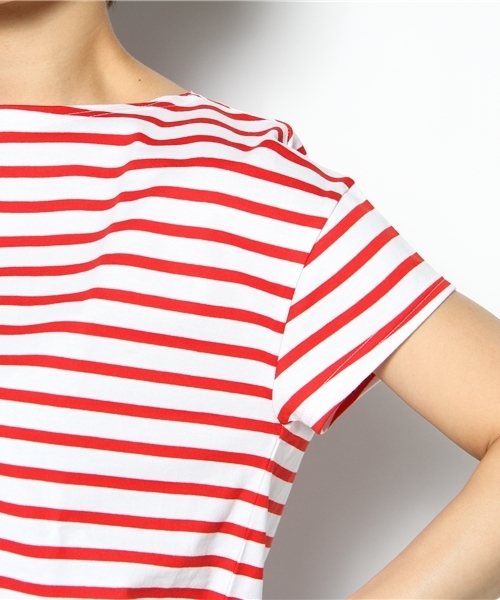 ORCIVAL（オーシバル）の「[ORCIVAL(オーシバル)] 40/2BOR S/S POカットソー（Tシャツ/カットソー・レディース・レッド/ロイヤルブルー・フリー）」の7枚目の写真