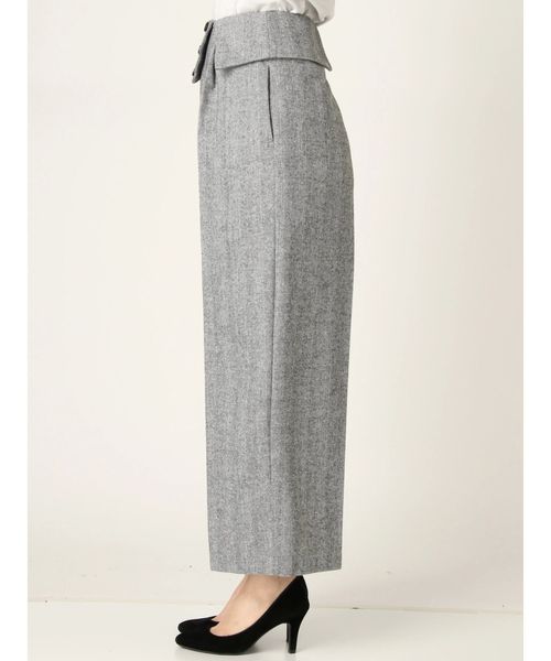 MURUA（ムルーア）の「タックワイドパンツ（その他パンツ・レディース・グレー/ブラック/ブラウン・1/2）」の16枚目の写真