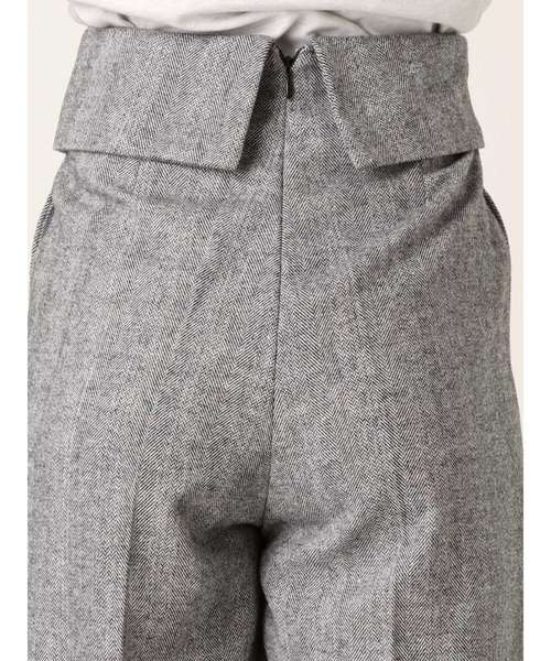 MURUA（ムルーア）の「タックワイドパンツ（その他パンツ・レディース・グレー/ブラック/ブラウン・1/2）」の10枚目の写真