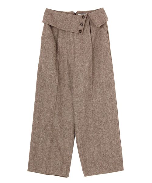 MURUA（ムルーア）の「タックワイドパンツ（その他パンツ・レディース・グレー/ブラック/ブラウン・1/2）」の5枚目の写真